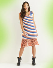Sirdar Stories DK Pattern 10541- "Just Add Shades" Striped Midi Dresses