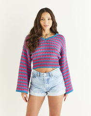 Sirdar Stories DK Pattern 10539 - "Cow Bell Sleeve" Sweater