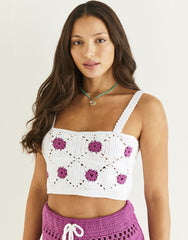 Sirdar Stories DK Pattern 10530 - Crochet "Flower Power" Two Piece