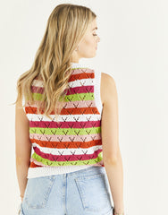 Sirdar Stories DK Pattern 10537 - "Headliner" Stripe Vest
