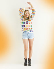Sirdar Stories DK Pattern 10527 - Crochet "Crowd Surf" Sweater