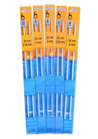 Pony Knitting Needles Pony - Plastic/Aluminium 25cm long