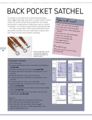Satchel Build-A-Bag Book & Template by Debbie Shore