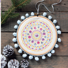 Mandalas to Embroider Book - Kaleidoscope Stitching in a Hoop