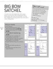 Satchel Build-A-Bag Book & Template by Debbie Shore