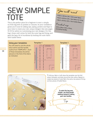 Tote Bags Book - The Build a Bag Book & Templates by Debbie Shore
