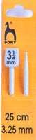 Pony Knitting Needles Pony - Plastic/Aluminium 25cm long