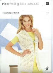 Rico Essentials Cotton DK Pattern 222 - Long & Short Waistcoats