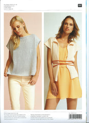 Rico Essentials Cotton DK Pattern 555 - Square Tops & Square Cardigan