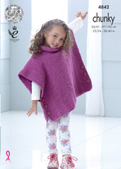 King Cole Big Value Chunky Pattern 4842 - Tabbards