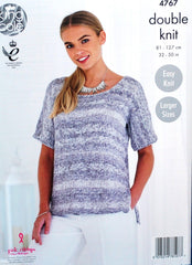 King Cole Vogue DK Pattern 4767 - Ladies' Tops