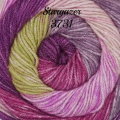Stylecraft Batik Swirl DK Pattern 9486 - Scarves