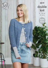 King Cole Panache DK Pattern 5019 - Cardigans - NOW €1.00