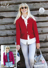 Stylecraft Life DK Pattern 9433 - Cardigans
