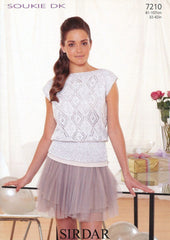 Sirdar Soukie DK Pattern 7210 - Ladies Top - NOW €1.00
