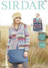 Sirdar Aura Chunky Pattern 7885 - Cardigans - NOW €1.00