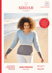 Sirdar Girlfriend Chunky Pattern 10052  - 3 Colour Sweater - NOW €1.00