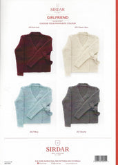 Sirdar Girlfriend Chunky Pattern 10055 -  Wrap Cardigan - NOW €1.00