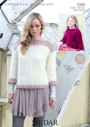 Sirdar Ophelia Pattern - 7265 - REDUCED NOW 1.00