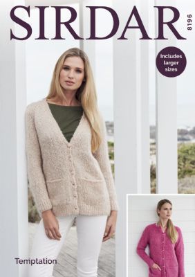 Sirdar Temptation Chunky Pattern 8196 - Cardigans - NOW €1.00