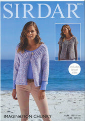 Sirdar Imagination Chunky Pattern 8055 - Cardigans - NOW €1.00