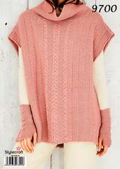 ﻿﻿﻿﻿﻿﻿Stylecraft Bellissima DK Pattern 9700 - Poncho & Mitts