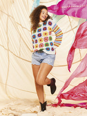 Sirdar Stories DK Pattern 10527 - Crochet "Crowd Surf" Sweater