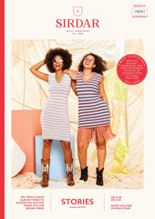 Sirdar Stories DK Pattern 10541- "Just Add Shades" Striped Midi Dresses