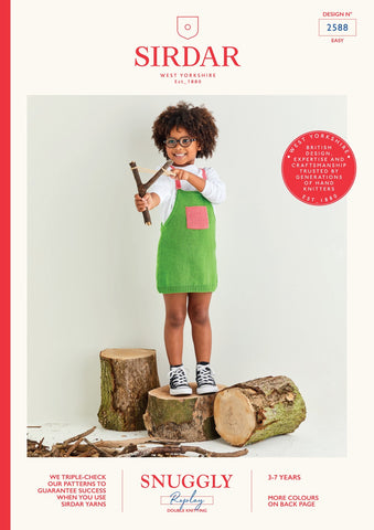 Sirdar Snuggly Replay DK Pattern 2588 - Pinafore