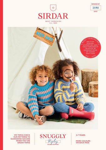 Sirdar Snuggly Replay DK Pattern 2590 - Sweater