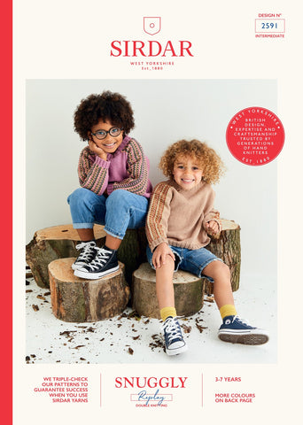 Sirdar Snuggly Replay DK Pattern 2591 - Sweater