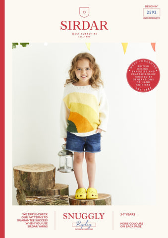 Sirdar Snuggly Replay DK Pattern 2592 - Sweater