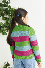 Sirdar Snuggly Replay DK Crochet Pattern 2594 - Cardigan