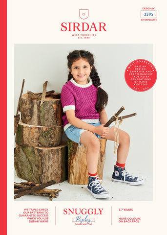 Sirdar Snuggly Replay DK Pattern 2595 - Sweater