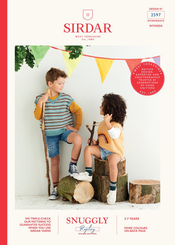 Sirdar Snuggly Replay DK Pattern 2597 - Sweaters