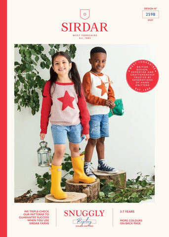 Sirdar Snuggly Replay DK Pattern 2598 Under The Stars Sweater