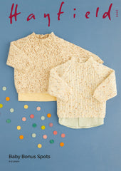 Hayfield Bonus Baby Spots Pattern 5443 - Sweaters