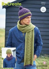 Stylecraft ReCreate Chunky Pattern 9952 - Accessories