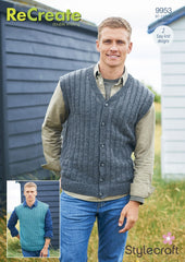 Stylecraft ReCreate DK Pattern 9953 - Tank Top & Waistcoat