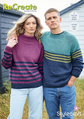 Stylecraft ReCreate DK Pattern 9954 - Sweaters