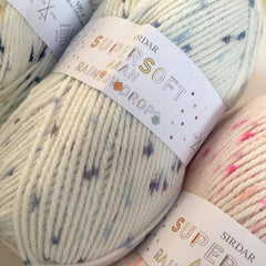 Sirdar Supersoft Aran Rainbow Drops Pattern 5182 - Matinee Coats