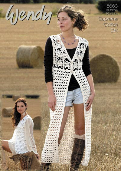 Wendy Supreme Cotton Crochet Pattern 5663 - NOW €1.00