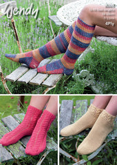 Wendy Roam Fusion Pattern 6009 - Socks on 2 needles - NOW €1.00