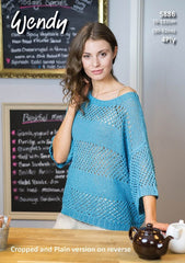 Wendy Supreme Cotton 4 ply Pattern 5886 - Mesh Tops - NOW €1.00